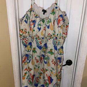 ELOQUII Dinner is Served Maxi Dress, Size 26